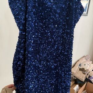 BP Sequin Mini Dress in Blue